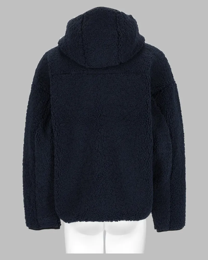 Diesel Hooded Teddy Jacket — Navy Navy