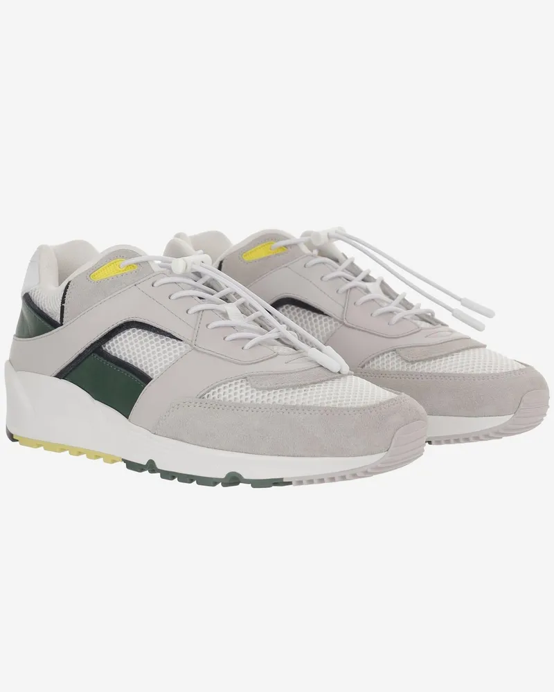 Saint Laurent Men's Sneakers Multi Leather Trainers Multicolor