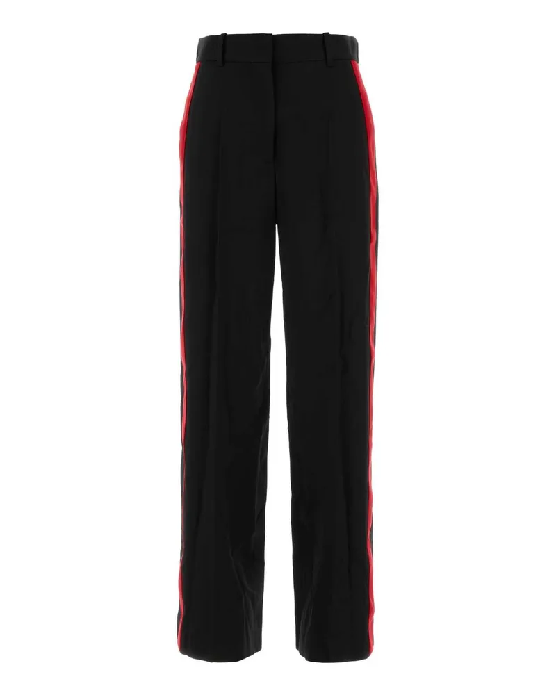 Loewe Viscose Blend Trousers — Black Black
