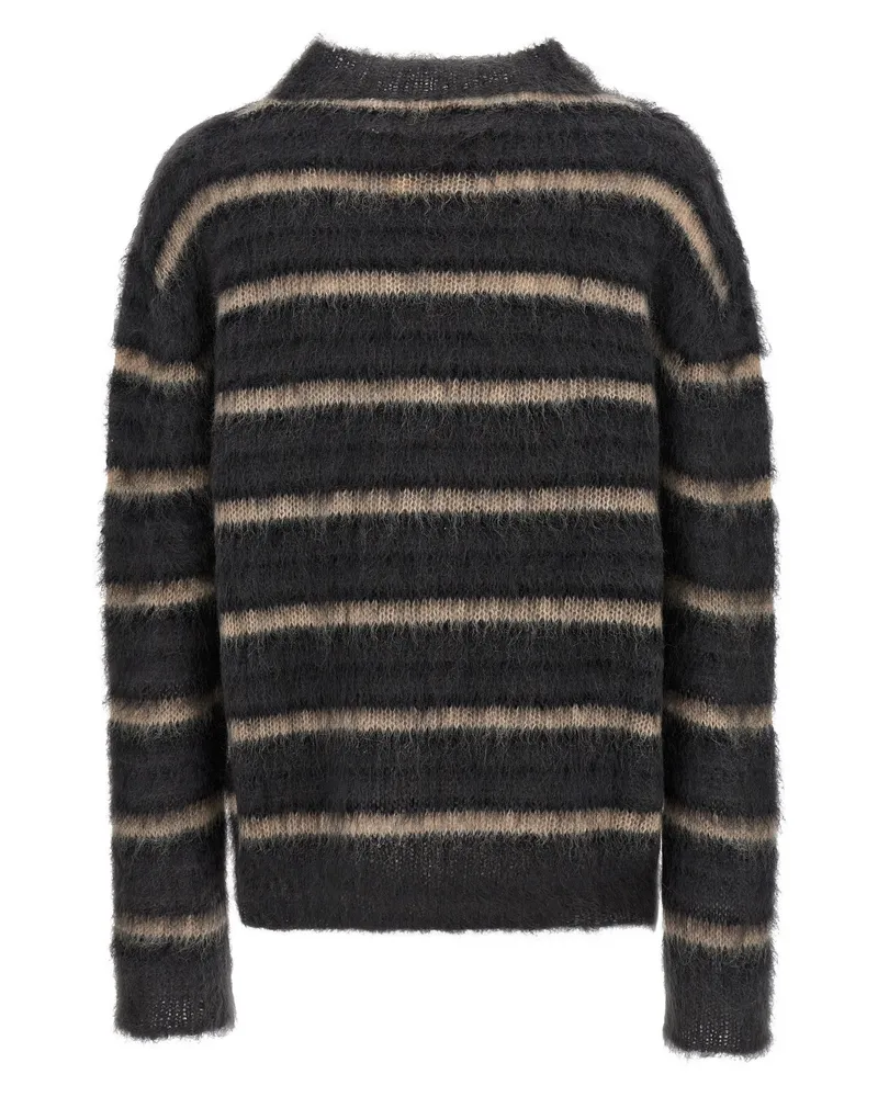 Marni Men's Gray Fabric Cardigan Clothing Gray