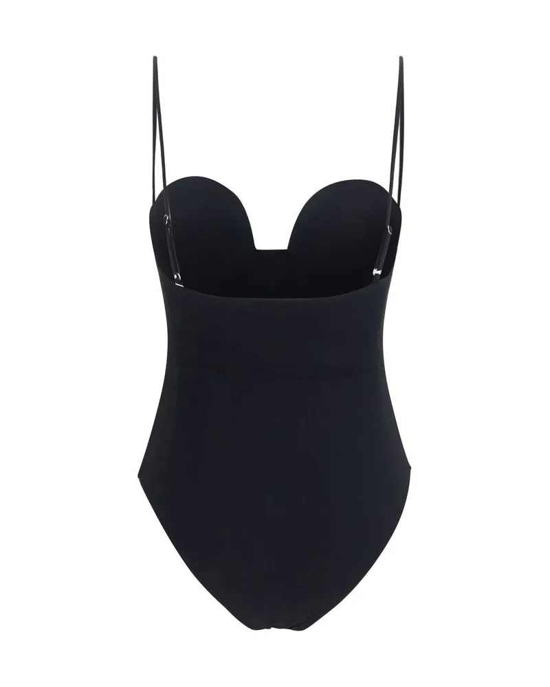 Magda Butrym Women Black Polyamide One-Piece Swimsuit Clothing Black