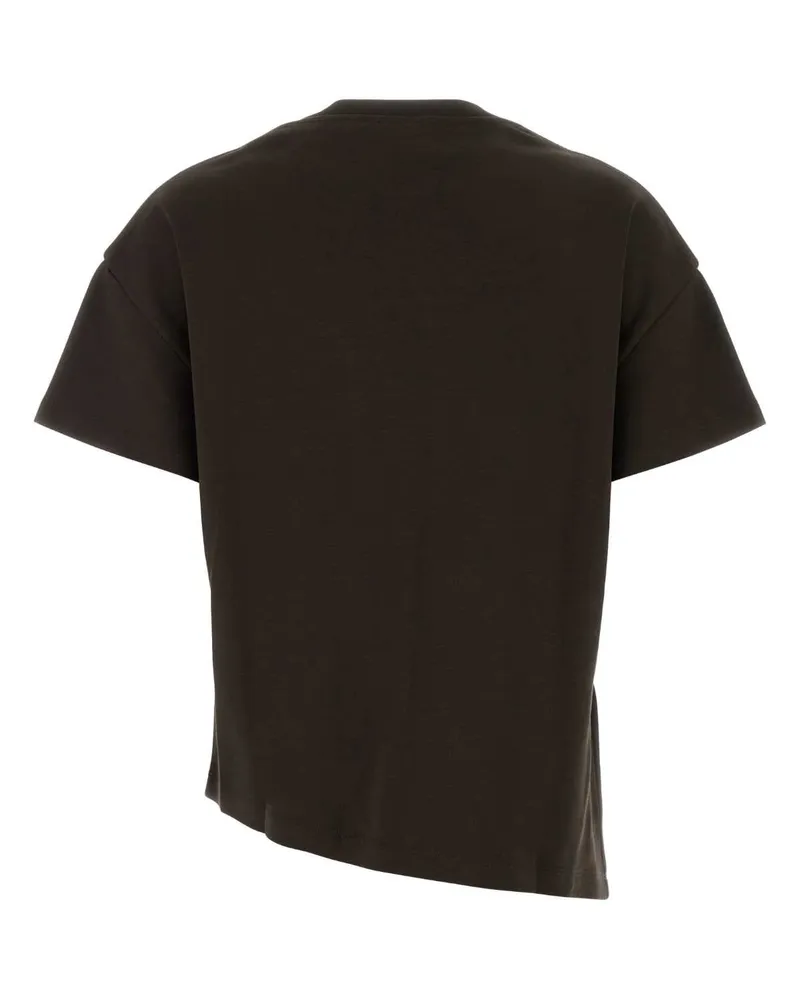 Loewe Asymmetric T-Shirt — Brown Brown