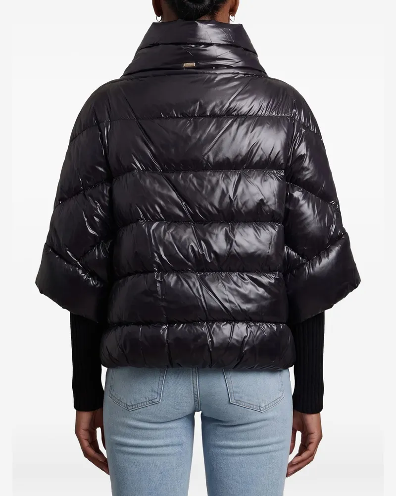 Herno Quilted Padded Down Jacket — Black Black