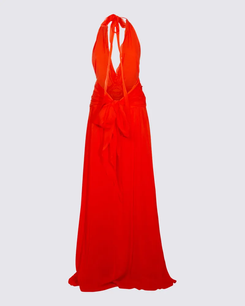 Blumarine Women's Dresses Orange Flame _vi Red