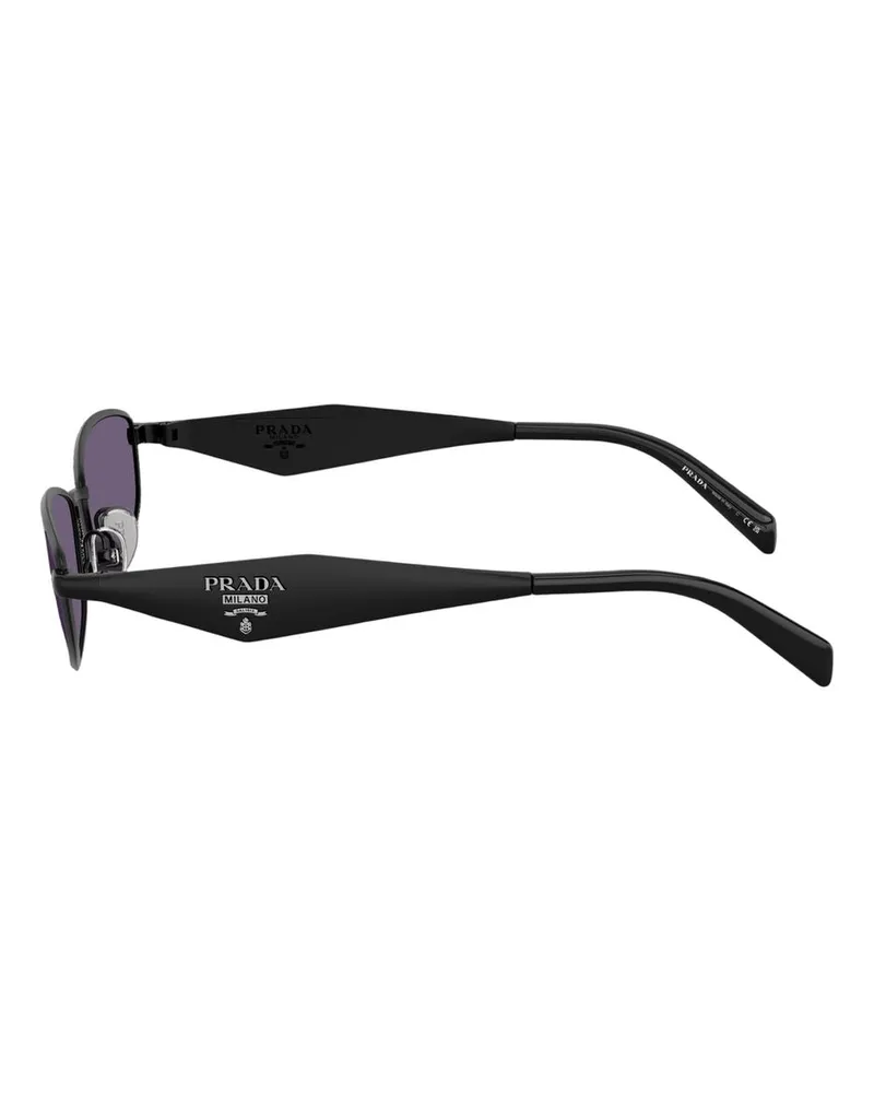 Prada Unisex 0pr D51s Sunglasses -  Acetate Black Accessories Black