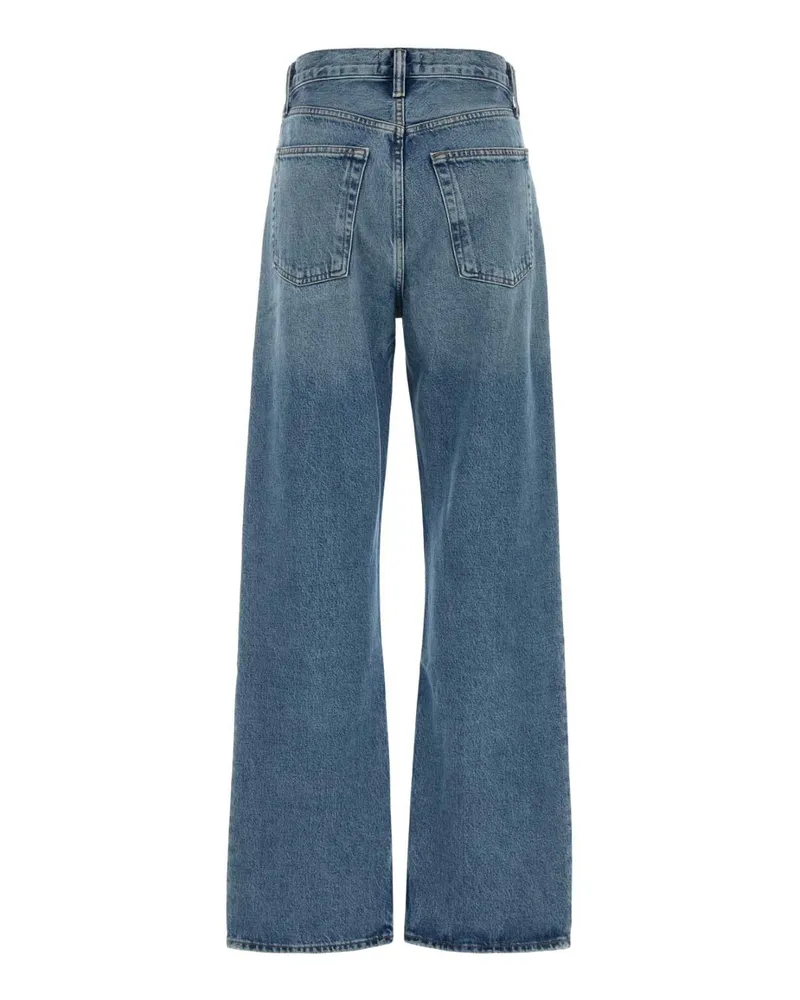 AGOLDE Women's Stretch Denim Vintage Jeans Outbreakmdwornindcutroll Blue