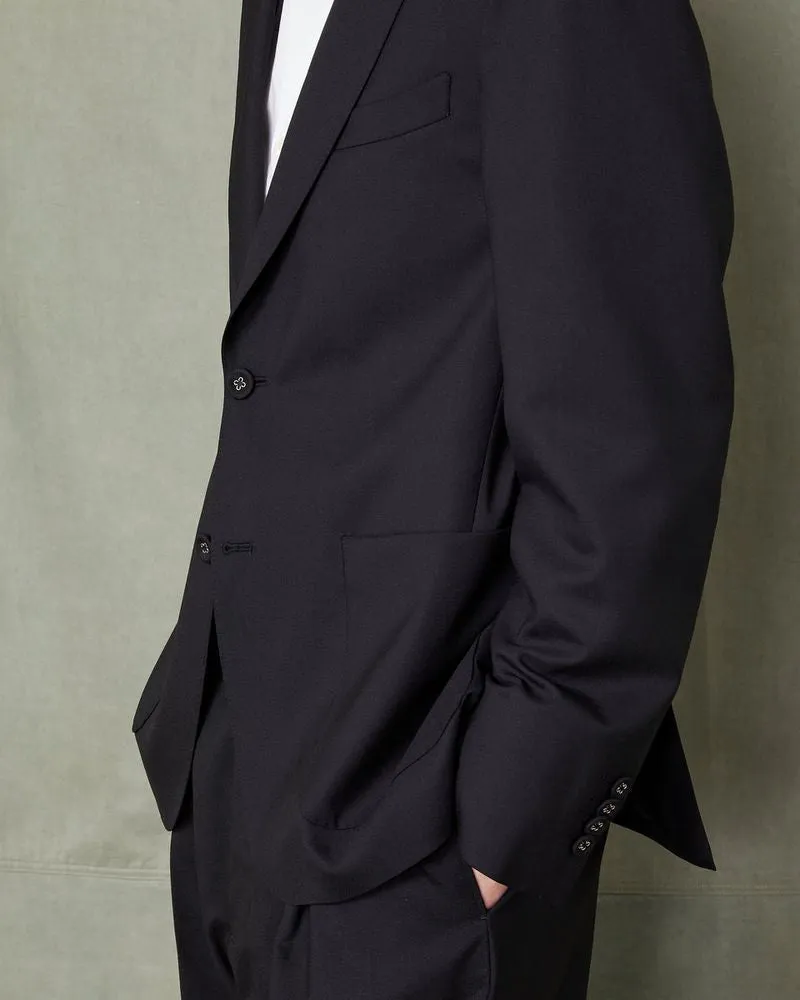 Officine Generale Tailored Blazer — Black Black