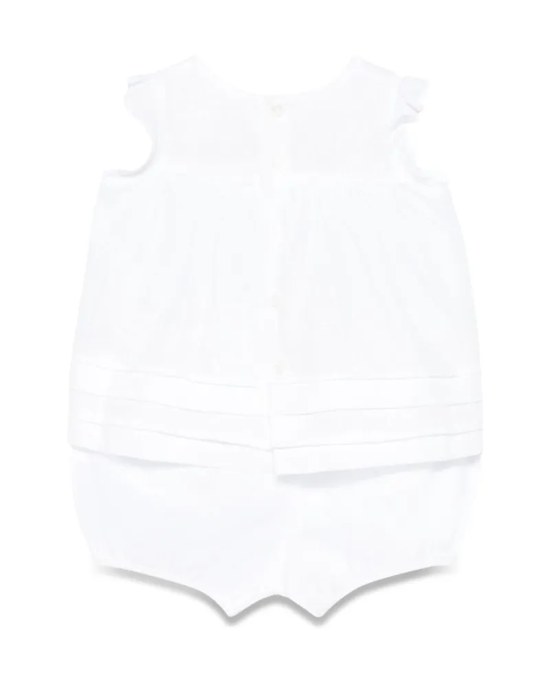 Il Gufo Linen Pant Suit — White White