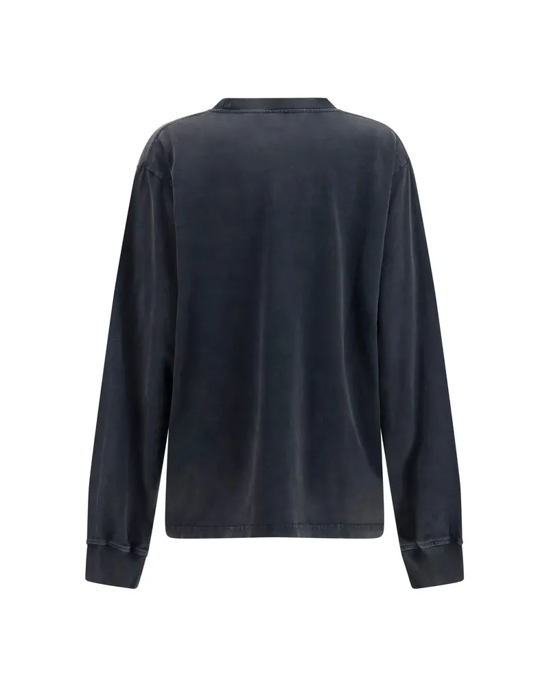 Alexander Wang Women's Black Cotton Sweatshirt Clothing Black