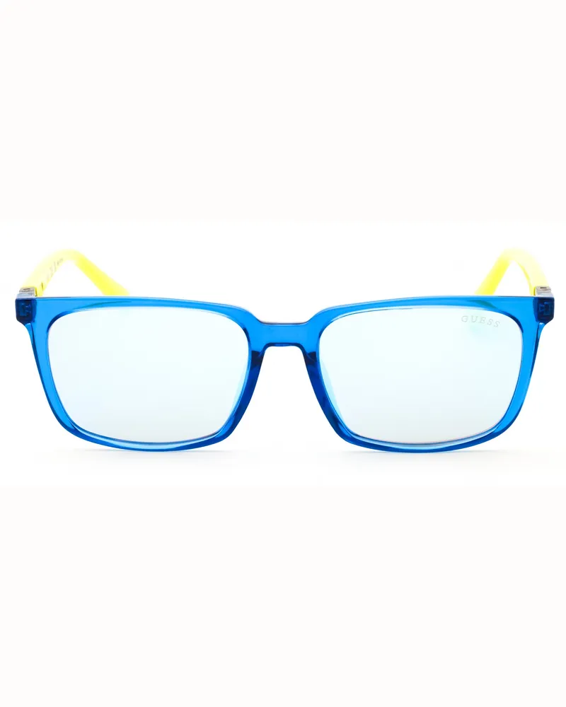 Guess Men's Gu8294 Sunglasses Black Blue