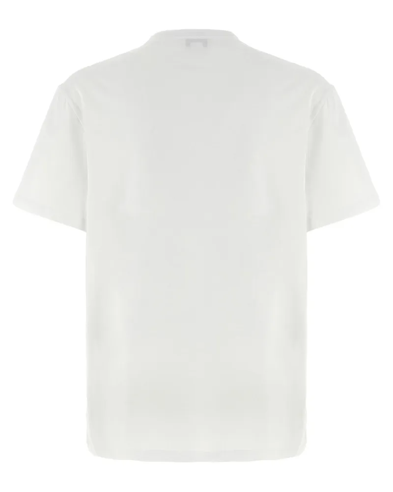 Alexander McQueen Men's Bicolor Cotton T-Shirt Bicolor