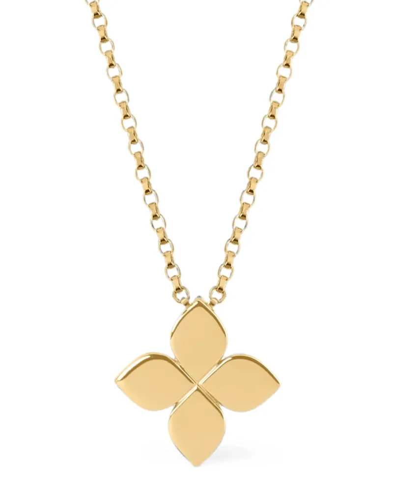 Roberto Coin Women's 18kt Yellow Gold Diamonds Necklace Ss26 W Gold