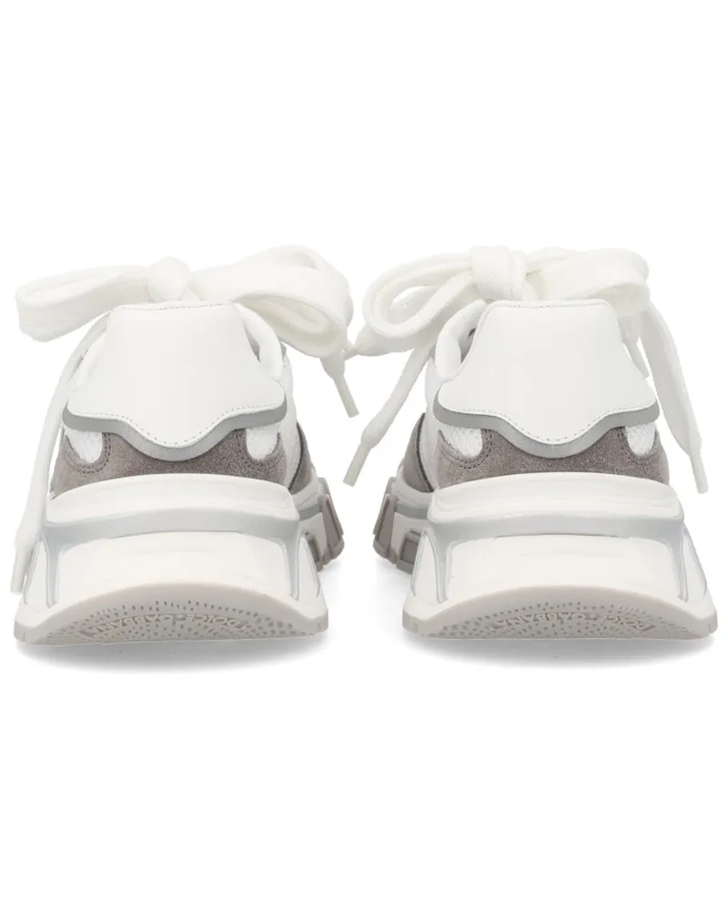 Dolce & Gabbana Polyester and Leather Sneaker — Gray 
