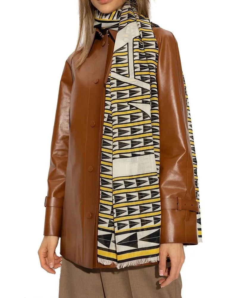 Lanvin Women's Bicolor Wool Scarf Multicolor