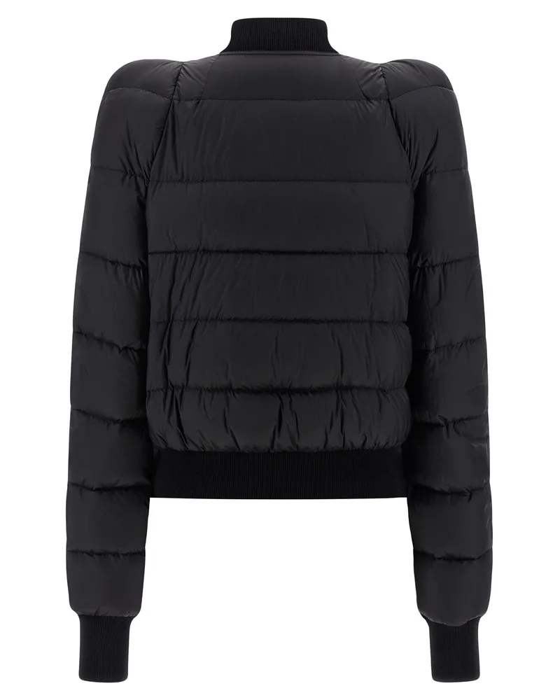 Rick Owens Women's Black Nylon Bomber Clothing Black