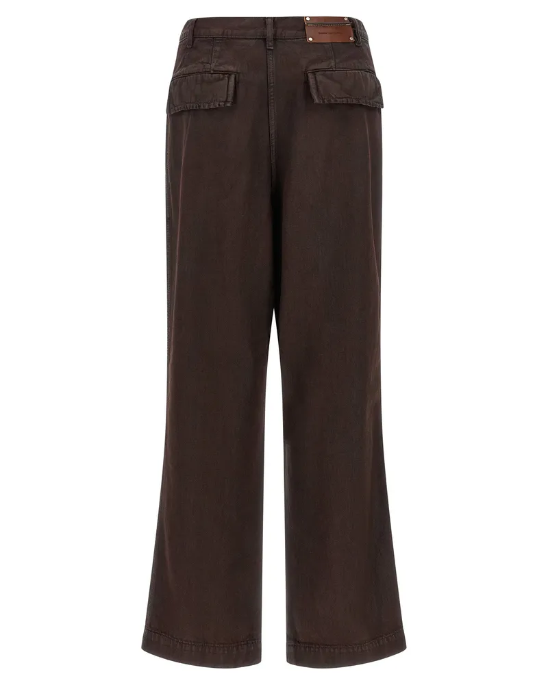 Dries van Noten Pincks Jeans — Brown Brown
