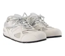 Women's Slow Runner Sneaker White Calfskin