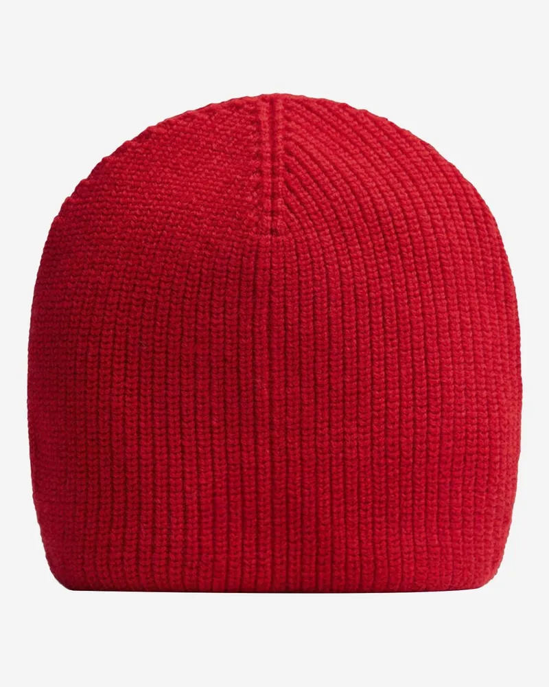 Patou Women's Stretch Wool Blend Beanie Red Hat Red