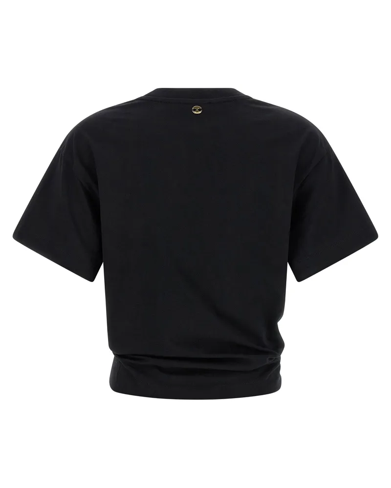 Paco Rabanne Metal-Pierced Cotton T-shirt — Black Black
