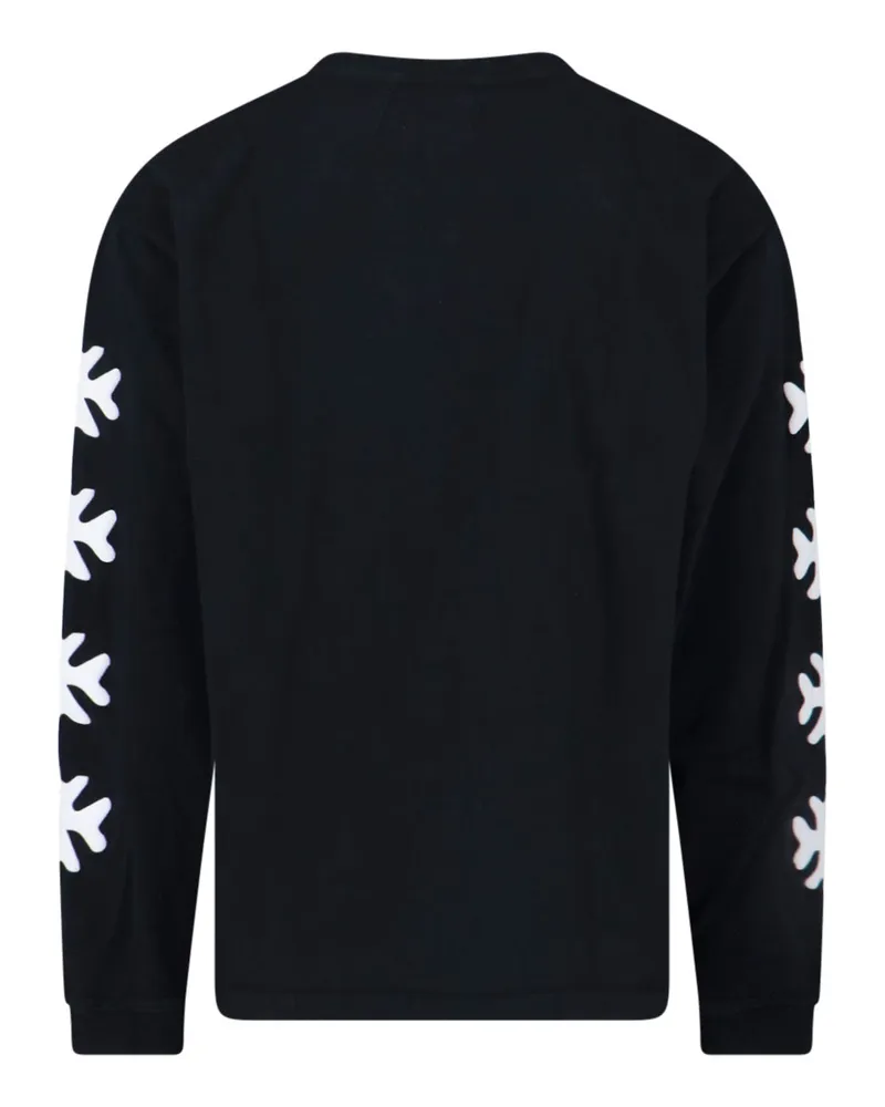 RHUDE Men's T-Shirts And Polos Black Cotton Black