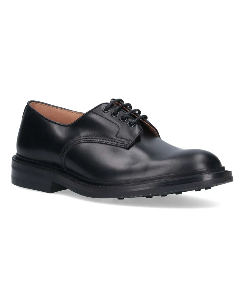 Tricker's Men's Flat Shoes Black Upper: Leather Black