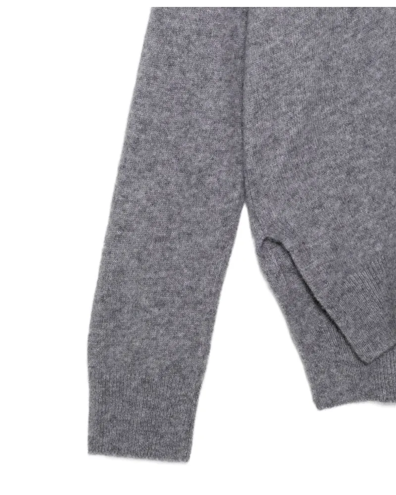 MRZ Cashmere Turtleneck Sweater — grey Grey