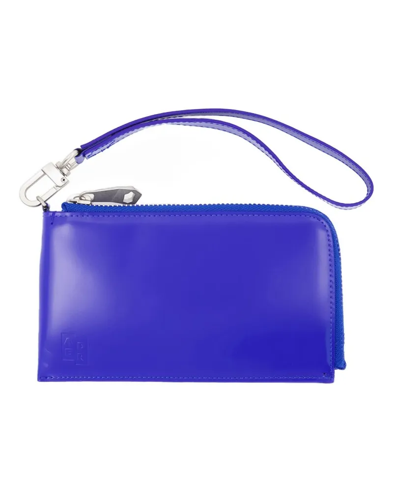 Adererror Unisex 01 Trs Tag Wallet -  Leather Blue Calfskin Accessories Blue