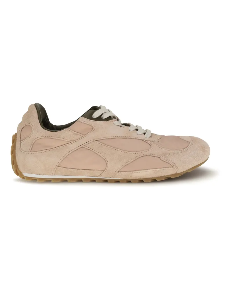 Bottega Veneta Orbit Flash Sneakers — Pink Pink