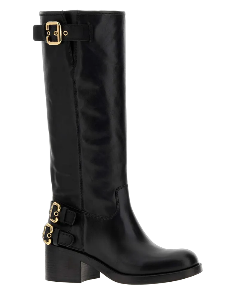 Chloé Black Stivali Boot Black