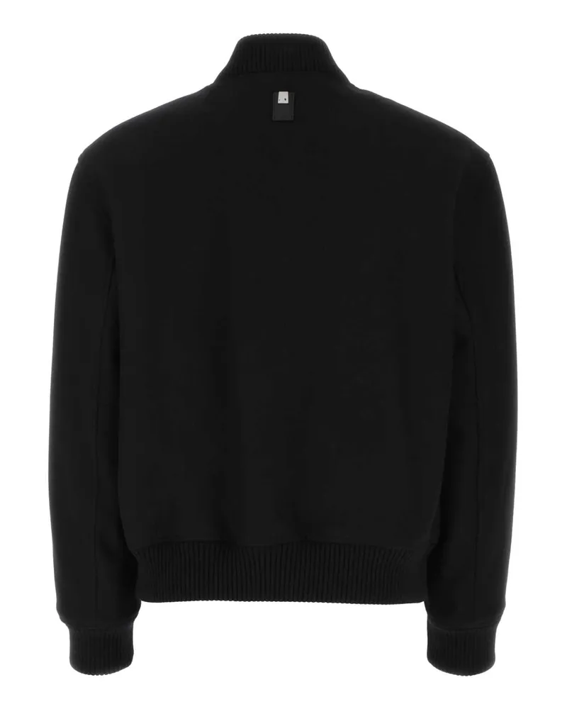1017 ALYX 9SM Men's Black Wool Blend Bomber Jacket Blk0001 Giubbini Black