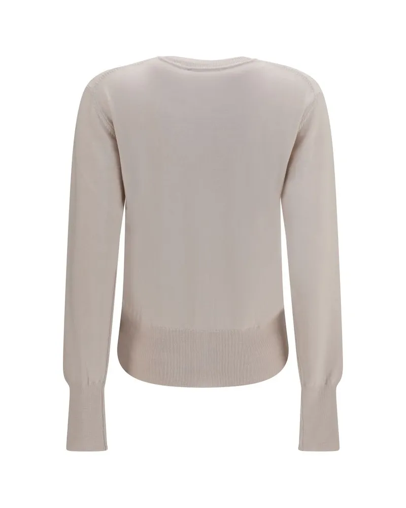 Vivienne Westwood Merino Wool Cardigan — Beige Beige