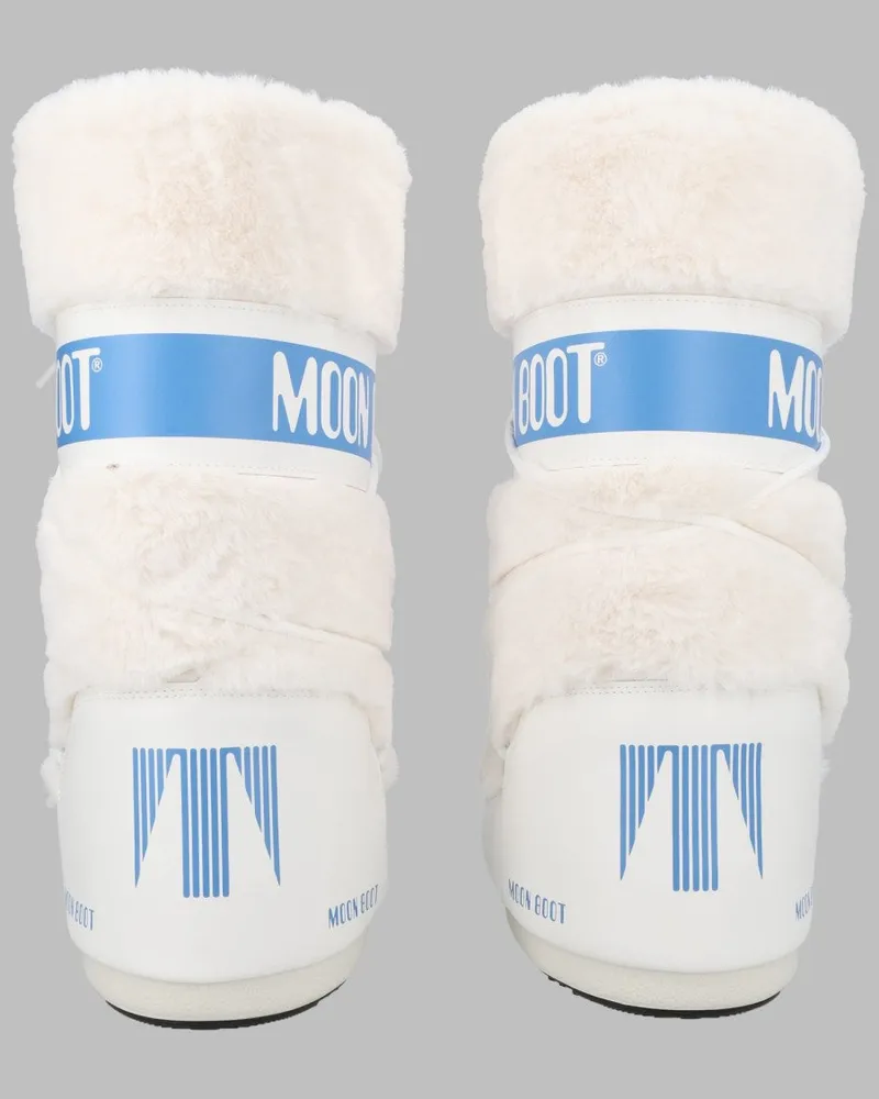 Moon Boot Icon Little Boots — White White