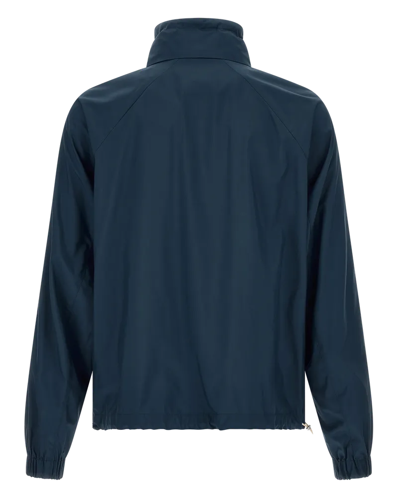 Brunello Cucinelli Men's Blue Polyester Full-Length Jacket Clothing Navy