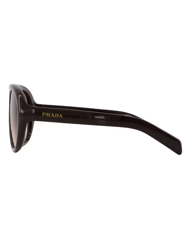 Prada Unisex 0pr C05s Sunglasses -  Acetate Brown Accessories Black