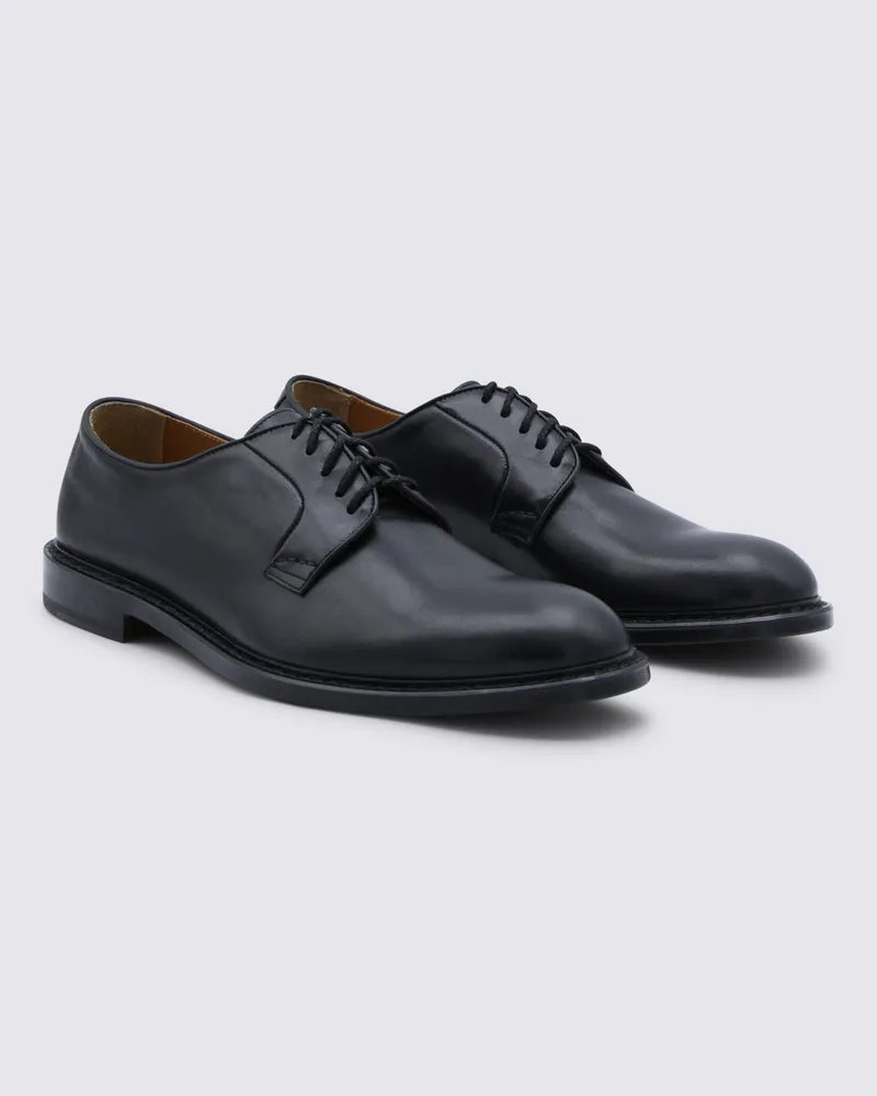 Doucal´s Men's Flat Shoes Black _cover Le Sole El Black