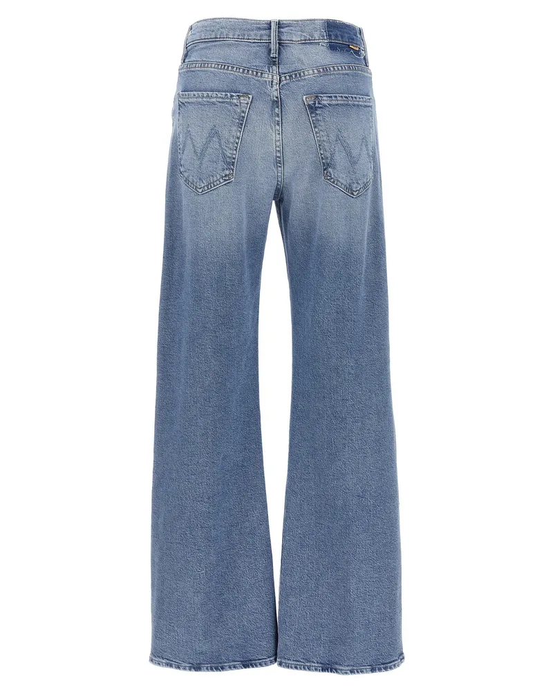 Mother The Lasso Sneak Jeans — Blue Blue