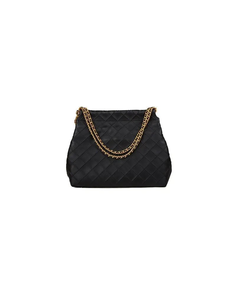 Tory Burch Fleming Hobo Bag — Black Black