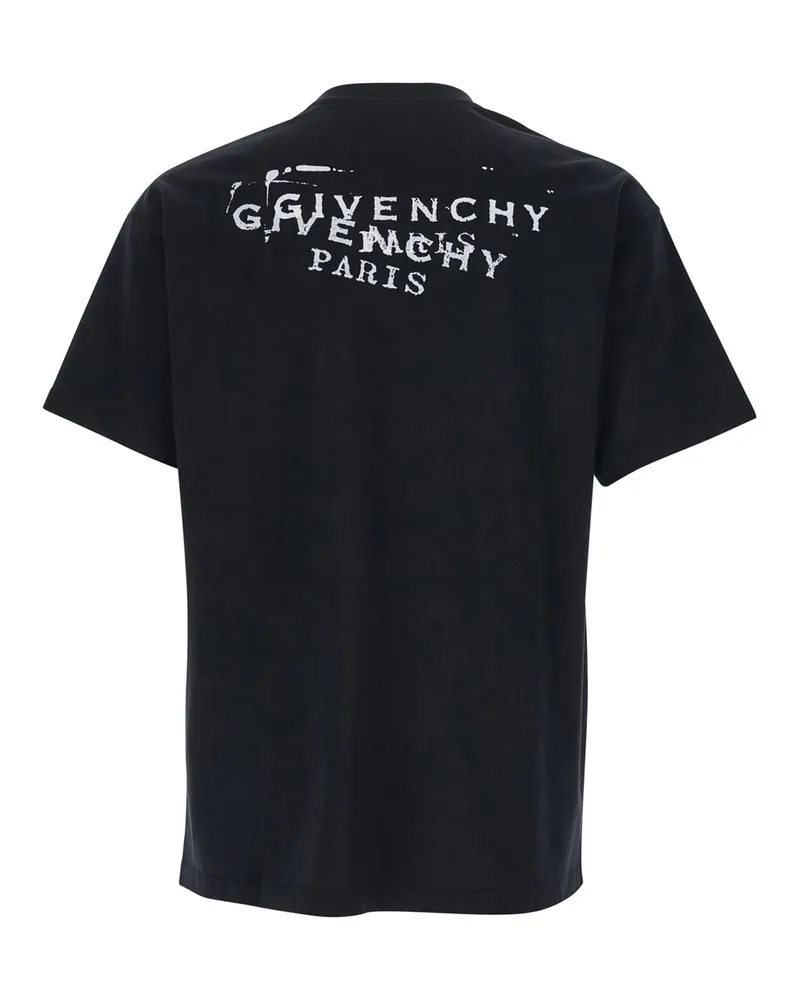 Givenchy Men's T-Shirt Black Cotton T-Shirts And Polos Black