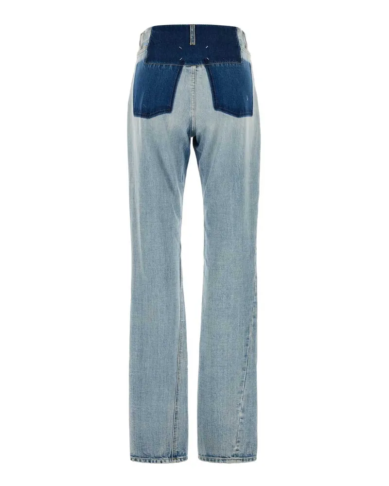 Maison Margiela Women's Denim Jeans Shadesofindigoblue Exterior: Cotton Pantaloni Trousers Blue