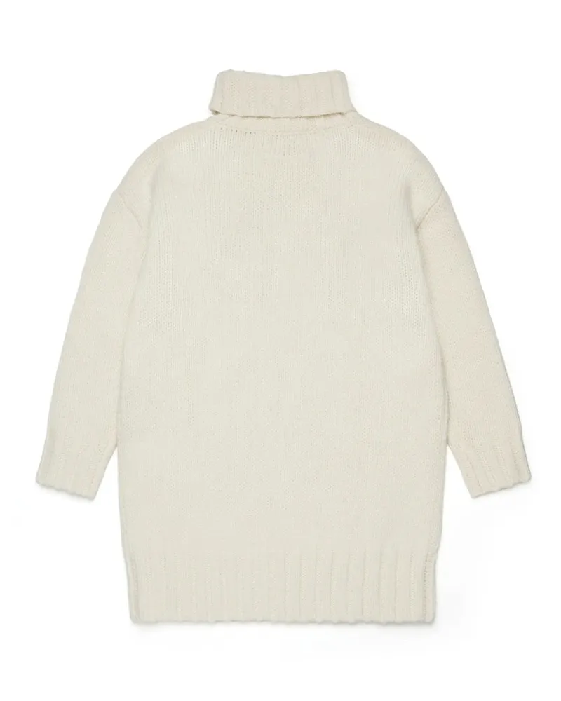 Maison Margiela Wool-Blend Dress — Multicolor Multicolor