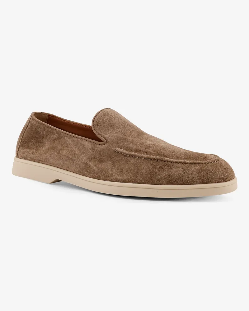 Doucal´s Men's Reverse Suede Loafers Beige Beige
