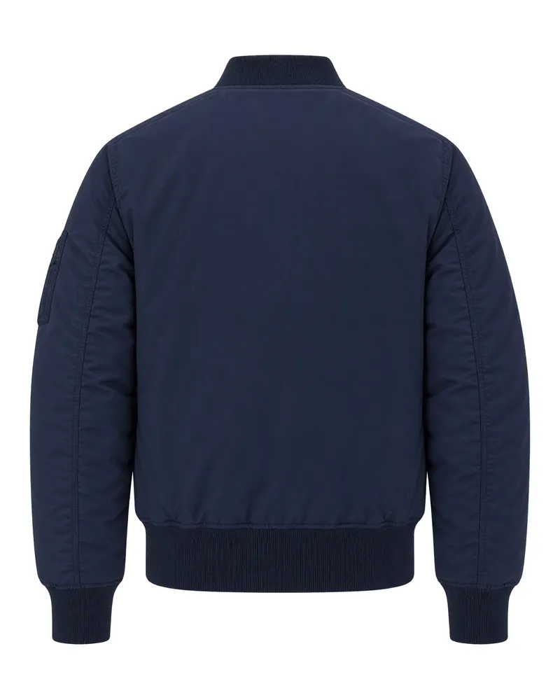 Alpha Industries Padded Bomber Jacket — Navy Navy
