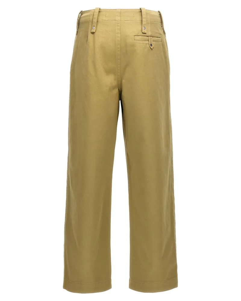Burberry Men's Beige Cotton Casual Pants Beige