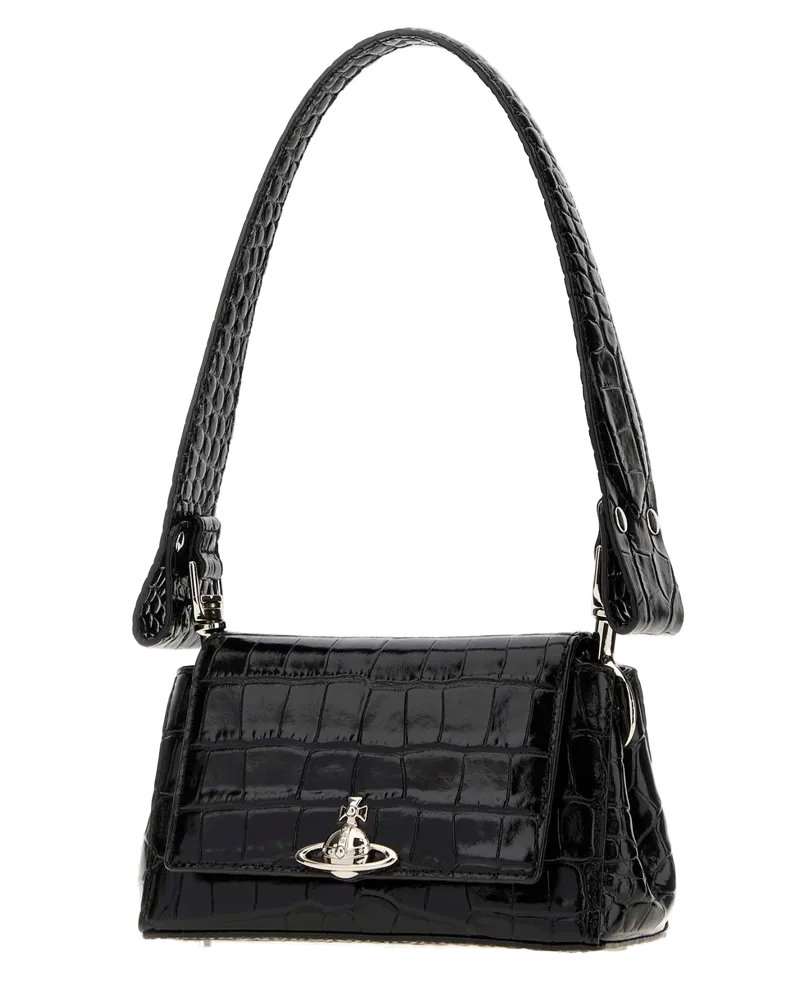 Vivienne Westwood Hazel Small Shoulder Bag — Black Black