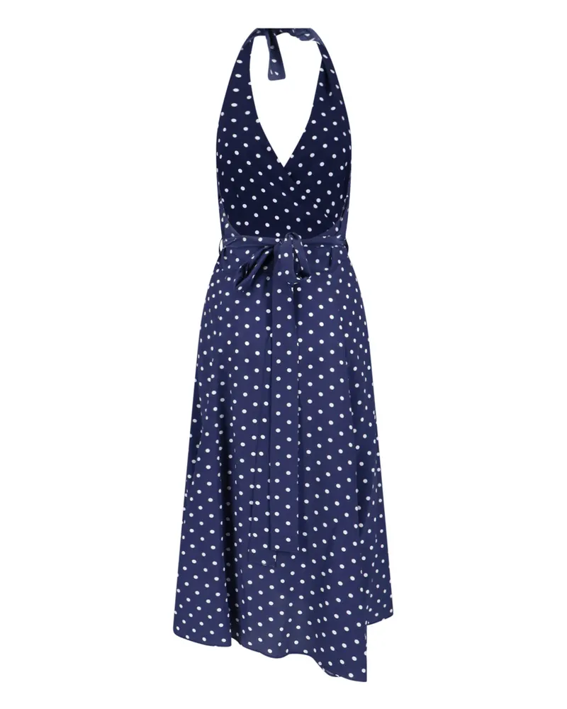 P.A.R.O.S.H. Women Dresses Blue Silk Navy