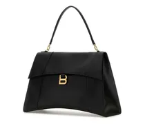 Hourglass Top Handle Bag — Black