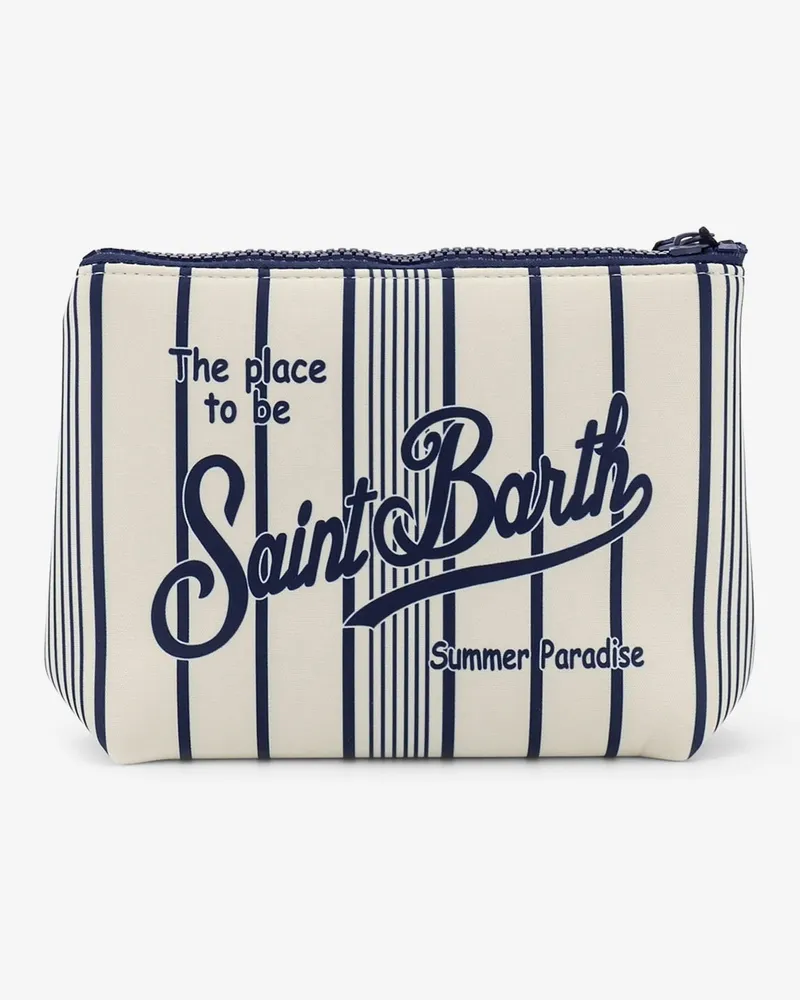 MC2 Saint Barth Men's Clutch Aline Scuba Blue Bags Navy