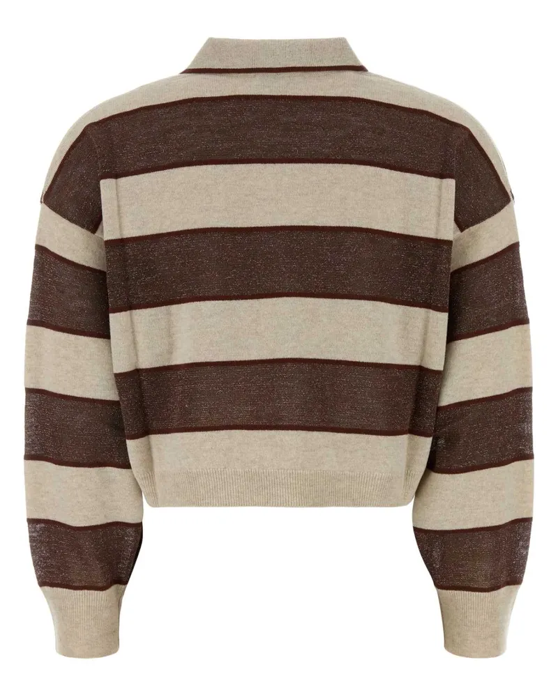 Brunello Cucinelli Sweater Polo Sweater — Brown Brown