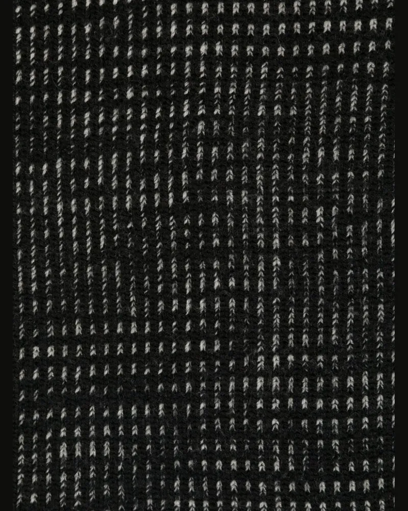 Missoni Two-Tone Wool Scarf — Black Black