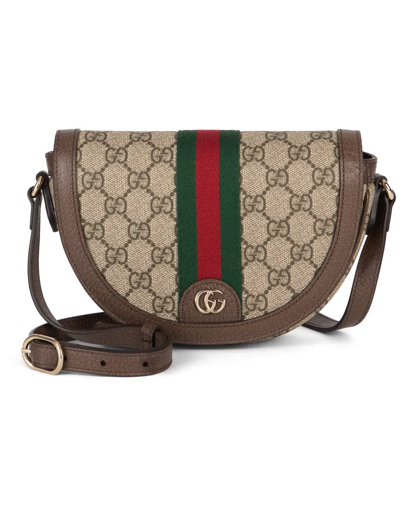 Gucci Women's Shoulder Bag Ophidia Beige Polyurethane Beige